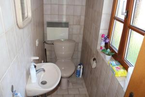 Koupelna v ubytování Ferienhaus Annabell