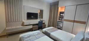 Postel nebo postele na pokoji v ubytování La Maison Hotel + 37 fotografií
