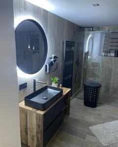 Ein Badezimmer in der Unterkunft Apartmány Klicperka