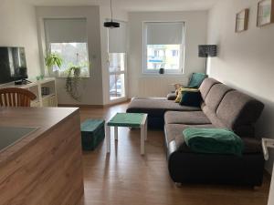 Posedenie v ubytovaní Apartament przy samym jeziorze