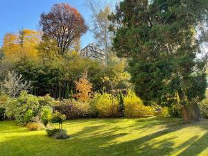 Ein Garten an der Unterkunft Apartmány Klicperka