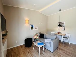 Χώρος καθιστικού στο Ferienhaus Bodden Hus 27 Feriendorf Klein Stresow Rügen by ruyastay