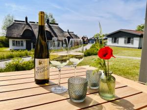 Ποτά στο Ferienhaus Strandbude Feriendorf 32 Klein Stresow Rügen by ruyastay