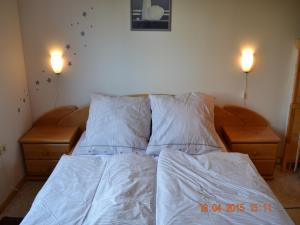 Ein Bett oder Betten in einem Zimmer der Unterkunft Apartment in Halenfeld near Ski Slope