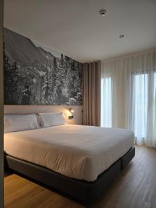 Voodi või voodid majutusasutuse Hotel Llivia toas