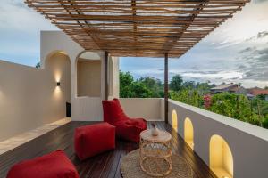 Χώρος καθιστικού στο 2 Bedroom Villa in Ungasan - CASA DI AMICI