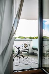 Μπαλκόνι ή βεράντα στο Schwarzwald Apartment mit Balkon-Garage-Aufzug