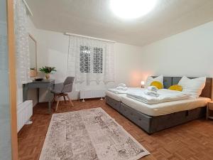 Posteľ alebo postele v izbe v ubytovaní Luxus Apartment KFJ