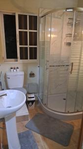 Koupelna v ubytování Habitación Taina