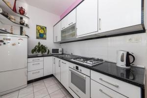 Kuchyň nebo kuchyňský kout v ubytování Apartment Stipe