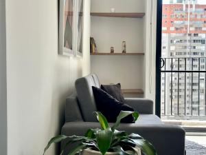 Area soggiorno di Loft estilo Japonés