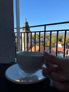 A balcony or terrace at Apartman Riva