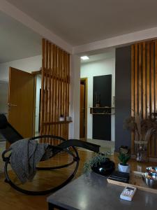 A seating area at Apartman Riva