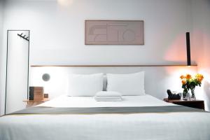 Letto o letti in una camera di Hotel Finlandia