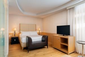 Televisyen dan/atau pusat hiburan di Precise House Mantegna Roma