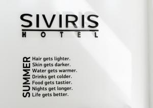 Certifikát, hodnocení, plakát nebo jiný dokument vystavený v ubytování Siviris Golden Beach