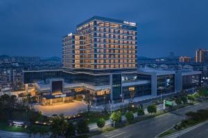Nespecifikovaný výhled na destinaci Jingxian nebo výhled na město při pohledu z hotelu
