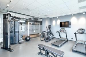Fitness centrum a/nebo fitness zařízení v ubytování Four Points Flex by Sheraton Aarhus Skejby