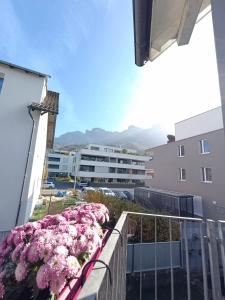 Výhľad na hory alebo výhľad na hory priamo z apartmánu