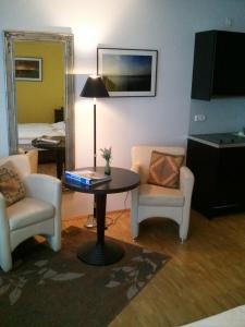 Posezení v ubytování Heldts Aparthotel