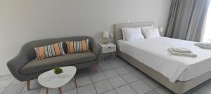 Postel nebo postele na pokoji v ubytování Marina Studio Appartments