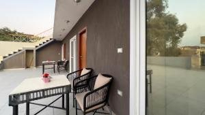 Balkón nebo terasa v ubytování Pyramids Sunlight Hotel
