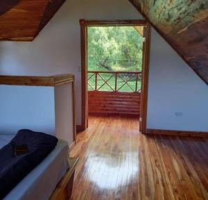 Istumisnurk majutusasutuses Cabañas La Laguna