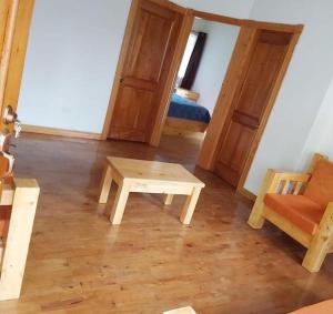 Voodi või voodid majutusasutuse Cabañas La Laguna toas