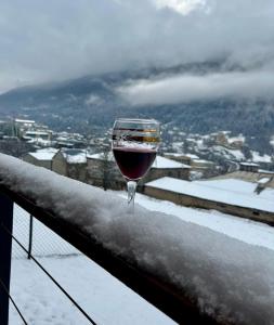 Een algemene foto van de bergen of uitzicht op de bergen vanuit de lodge