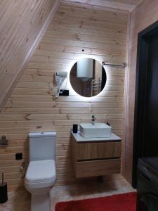 Een badkamer bij A-frame Wonder