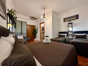 Postel nebo postele na pokoji v ubytování B&B CasaMia