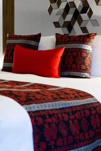 Uma cama ou camas num quarto em Flow Condesa - Adults Only