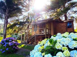 En have udenfor Estalagem Santo Antônio