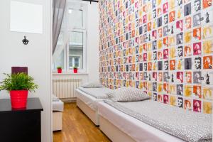 منطقة جلوس في Retro Hostel 