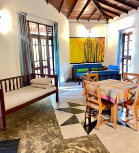 Χώρος καθιστικού στο Palm Beach Guest House