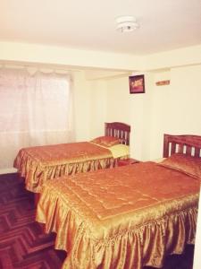 Letto o letti in una camera di Euro Hostal