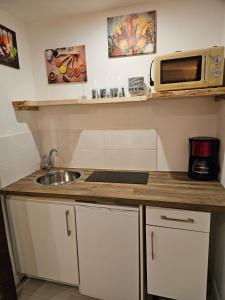 Η κουζίνα ή μικρή κουζίνα στο Petit STUDIO STAR CHAMONIX HYPER CENTRE