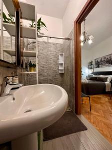 Koupelna v ubytování B&B CasaMia