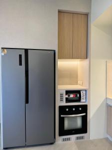 Küche/Küchenzeile in der Unterkunft High Life Villas