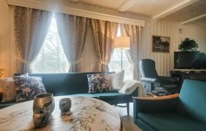 Χώρος καθιστικού στο Gorgeous Home In Skollenborg +7 φωτογραφίες