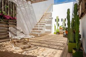 Jardín al aire libre en Exclusiva casa con encanto en Agua Amarga