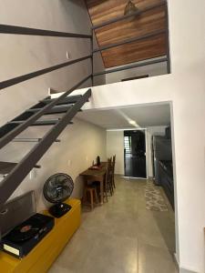 Kuchyň nebo kuchyňský kout v ubytování Loft Rio da Mata