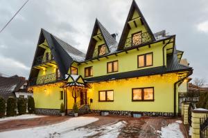 Bygningen som pensionatet ligger i