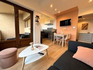 Køkken eller tekøkken på Charmant appartement vue mer