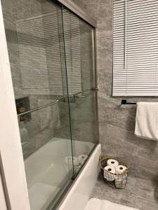 Koupelna v ubytování Habitación Dania