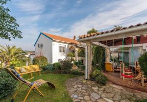 Zahrada ubytování Apartments Mila