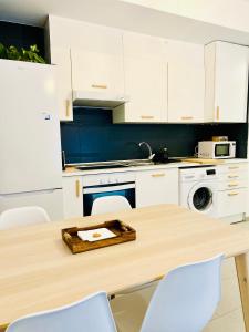 Kuchyň nebo kuchyňský kout v ubytování Apartment Rosario in Malaga center