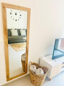 Postel nebo postele na pokoji v ubytování Apartment Rosario in Malaga center
