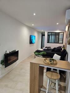 TV a/nebo společenská místnost v ubytování Appartement SPA - W&M Suite + 37 fotografií