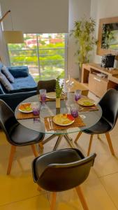 Posezení v ubytování Agradable depto en Asunción